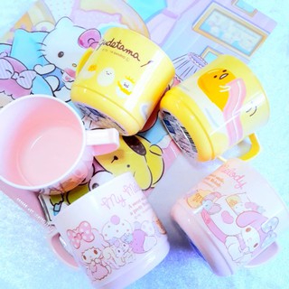 🥃แก้วคู่ ใส่น้ำ ใส่ปากกาเครื่องเขียนได้ ของSanrio🌸 นำเข้าจากญี่ปุ่น🎏