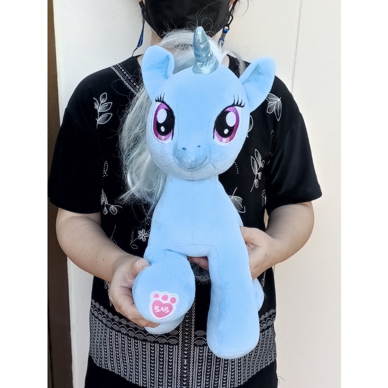 ตุ๊กตาบิ้วอะแบร์ Build A Bear 2014 My Little Pony Trixie Lulamoon Blue Unicorn ขนาด 16 นิ้ว