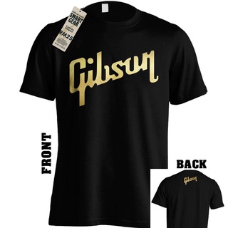 GILDAN พร้อมส่ง ขายดี Gibson เสื้อยืดแขนสั้น ผ้าฝ้าย 100% พิมพ์ลายวงร็อค Fender Ibanez Music ของขวัญวันเกิด สําหรับผู้ชา