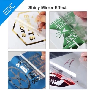 เงาไม่ดรอป** เฟล็กเมทัลลิค เฟล็ก โพลีเฟล็ก เนื้อเงา metallic heat transfer vinyl (HTV) -Easy DIY-CUT