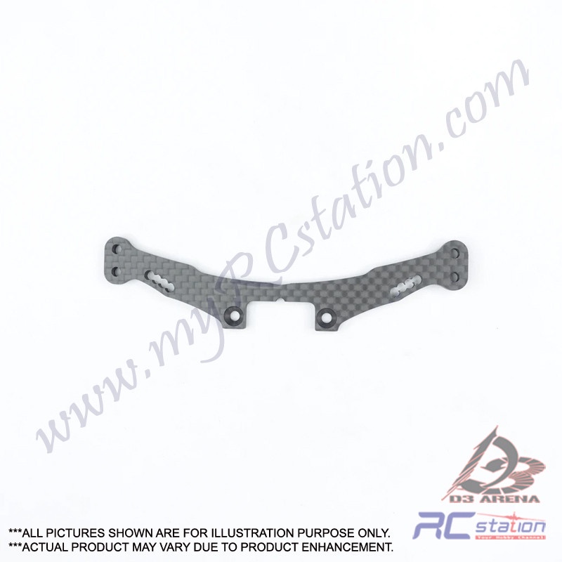 3Racing SAK-AS618 - ช่องโช๊คหลังกราไฟท์สําหรับ KIT-ADVANCE S64GA SAK-AS618