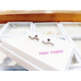 จิวหูเพชรเรียงงานสแตนเลสแท้ ตัวละ129 บาท