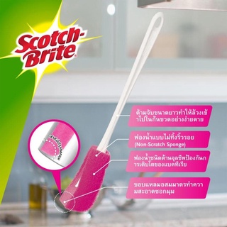 NNP-3M สก๊อตช์-ไบรต์ แปรงล้างขวด ป้องกันแบคทีเรีย SCOTCH BRITE BOTTLE CLEANER ออกใบกำกับภาษีได้