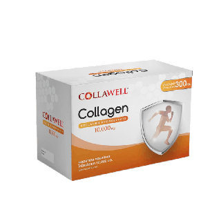 COLLAWELL “คอลลาเวล” คอลลาเจน ไฮโดรไลเซท 10,000 มก. COLLAGEN HYDROLYSATE 10,000 mg Type2, คอลลาเจนข้อเข่า, ข้อเข่า