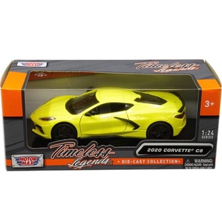 โมเดลรถ 1/24 2020 Corvette C8 [Motormax]