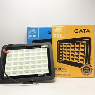 โคมฟลัดไลท์ LED โคมสปอร์ตไลท์ 200W แสงสีขาว Day light แสงสีวอร์ม Warm light Gata กาต้า