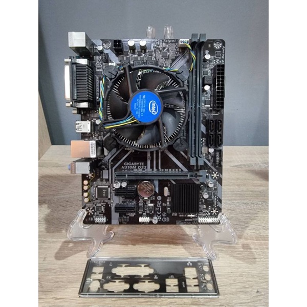 (1151v.2)​CPU+MB+Ram แรงๆ  i3-8100+เมนบอร์ด H310M DS2