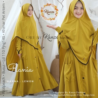 ~RANIA Syari ผลิตภัณฑ์ดั้งเดิม โดย KANZA~GAMIS SET SYARI~GAMIS+KHIMAR~GAMIS POLOS~GAMIS SYARI~GAMIS