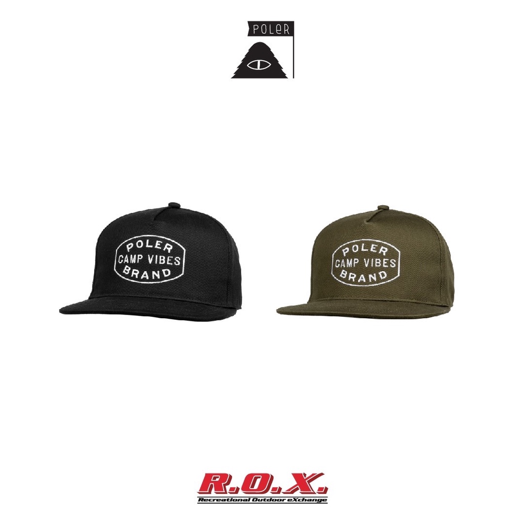 POLER VIBES BRAND HAT หมวกแก๊ป