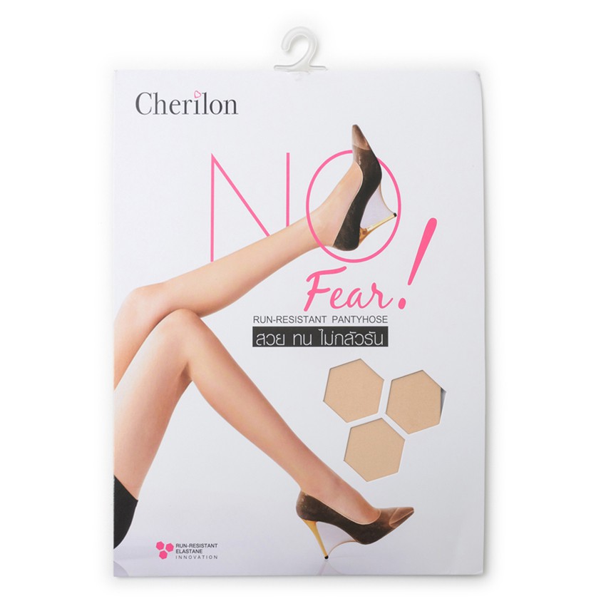 ส่งฟรี CHERILON เชอรีล่อน ถุงน่อง เนื้อซัพพอร์ท รุ่น NOFEAR 04 สีเนื้อธรรมชาติ  เก็บเงินปลายทาง