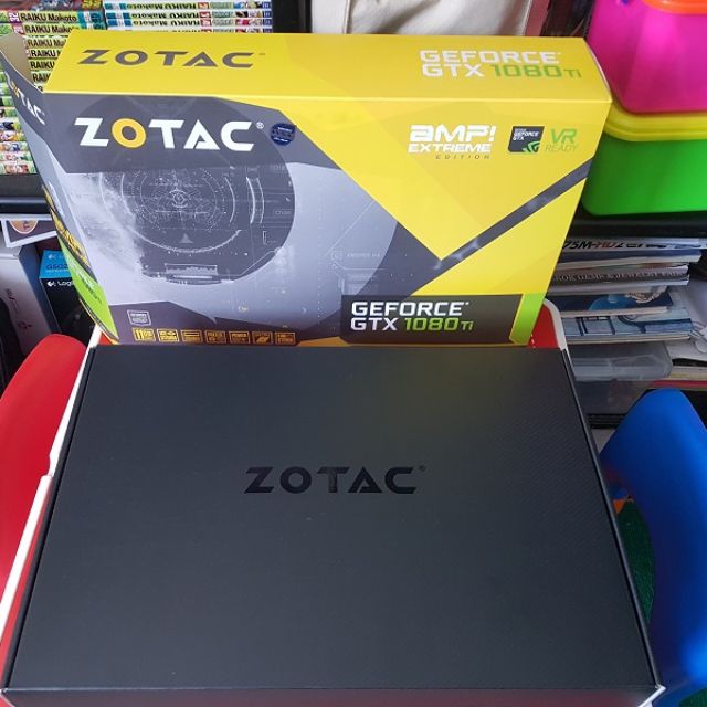 Zotac gtx 1080ti amp extreme 3พัดลม ตัว Top ประกันหมด 30/05/2564