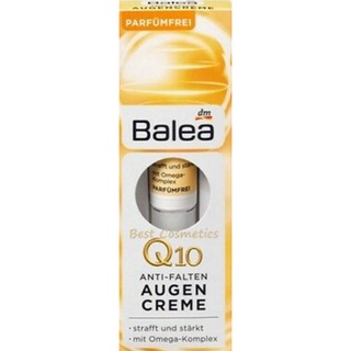 ฺครีมลดรอยรอบดวงตา Balea Q10 Augen Creme แบรนด์เยอรมัน Made in Switzerland ขนาด 15 ml