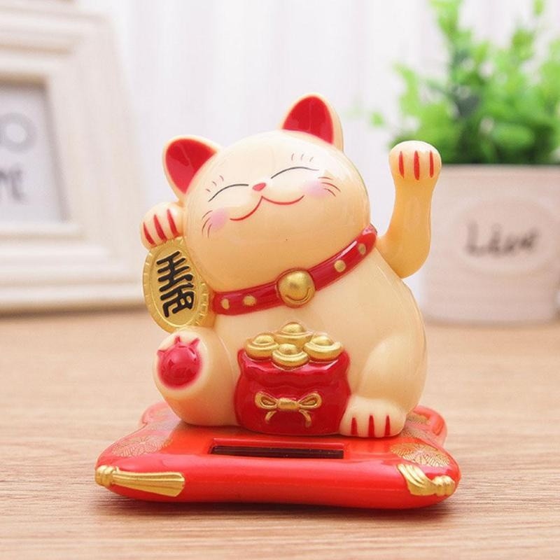 Maneki Neko Welcoming Fortune Cat Lucky สําหรับตกแต่งบ้านร้านอาหาร ...