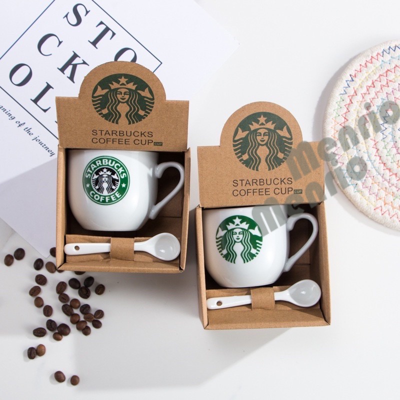 แก้วกาแฟสตาร์บัค ขนาดเล็ก แก้วกาแฟ180ml พร้อมส่ง ถ้วยกาแฟร้อน แก้วชงกาแฟ แก้วเซรามิค แก้วกาแฟ แก้วกาแฟ180ml #9