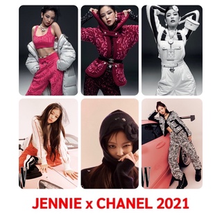 JENNIE BLACKPINK - JENNIE X CHANEL 2021 photo รูป ขนาด 5.5x8.5 cm.