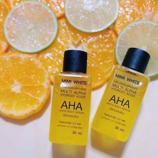 🔥ของแท้🔥AHA white หัวเชื้อ ผสมโลชั่น by MIMI White AHA สูตรออริจินัล พร้อมส่งจ้า