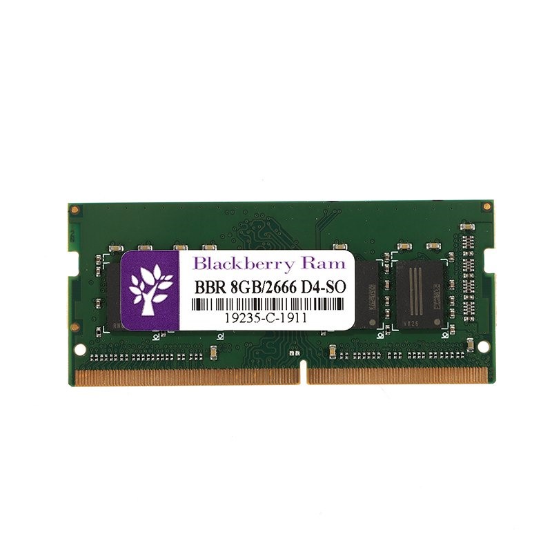 RAM DDR4(2666, NB) 8GB BLACKBERRY 8CHIP แรมสำหรับโน๊ตบุ๊คประกัน LT.