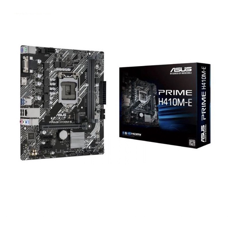 เมนบอร์ดพร้อม cpu pentium intel+ ASUS MAINBOARD PRIME H410M-E LGA1200 ของใหม้แท้ 100%