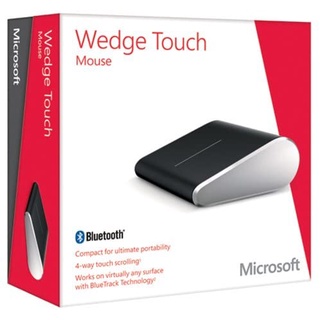 Mastersat Microsoft Wedge Touch Mouse เมาส์ไร้สาย เมาส์ทัชสกรีน ขนาดเล็ก เรียบ หรู พกพาสะดวก ไวเลสเมาส์ wireless mouse