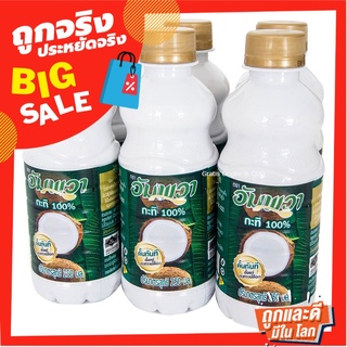 อัมพวา กะทิขวด 250 มล. x 6 ขวด Ampawa Coconut Milk 250 ml x 6 bottles