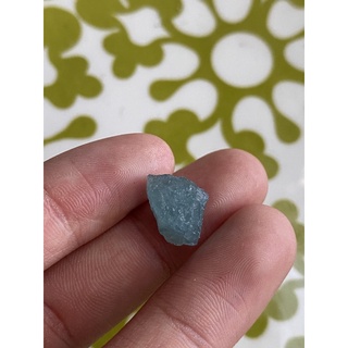 (F) พลอยดิบแท้ บลู อพาไทร์(Blue Apatite)พลอยธรรมชาติ 100% น้ำหนัก 8.50 กะรัต