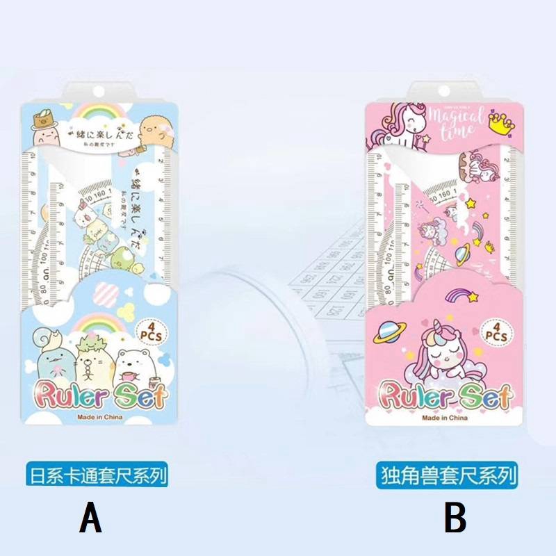 ไม้บรรทัดพลาสติกใส sumikko gurashi 2 สี 4ขนาด ลิขสิทธิ์แท้ญี่ปุ่น SAN-X ไม้บรรทัดยีราฟยาว ชิ้นล