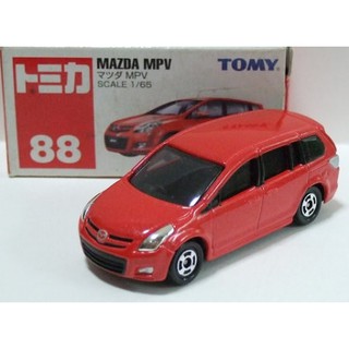 รถเหล็ก โมเดลรถ Tomica No.88 Mazda MPV กล่องรุ่นใหม่