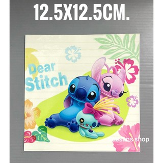 สติกเกอร์สูญกาศ ติดแผ่นป้ายภาษี พรบ. รถยนต์ #Dear Stitch