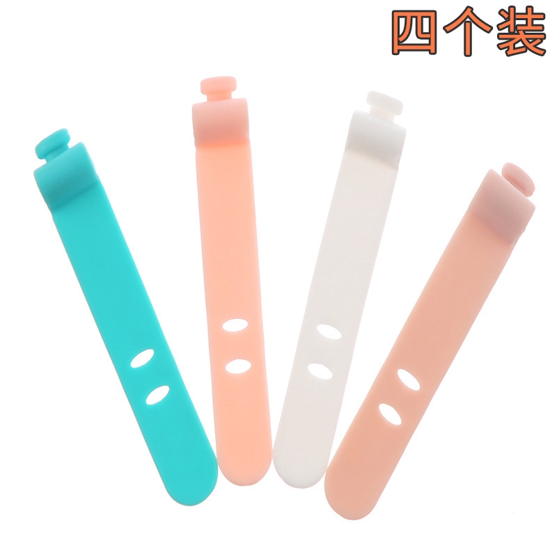 buy 1 get 3!!29 บาท / 4 แผ่น!!!ซิลิกาเจล ผ้าพันแผลที่รัดสายชาร์จ,หูฟัง4pcs - รูปที่ 2