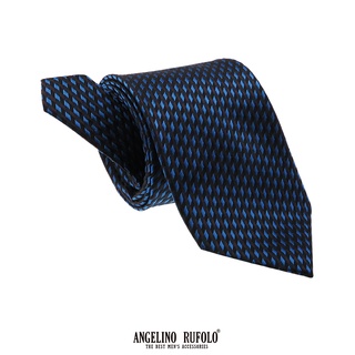 ANGELINO RUFOLO Necktie(NTM-กฟ.รวม) เนคไทผ้าไหมทออิตาลี่คุณภาพเยี่ยม ดีไซน์ Graphic สีชมพู/ฟ้า/แดง/เทา/เหลือง/กรม/ม่วง