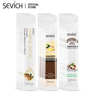 SEVICH Hair Mask แผ่นมาส์กหน้าสําหรับบํารุงเส้นผมซ่อมแซมผมเสีย 10ml