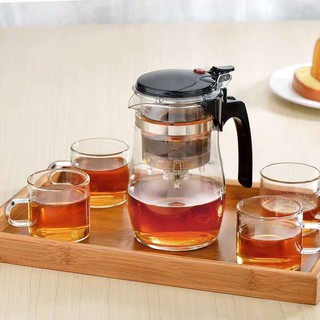 กาน้ำชา Tea pot กาชงชา แบบกด กากรองชา ขนาด 500ml /750ml/900ml