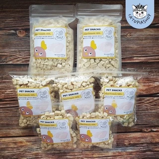 (50/120/250g)M.a.L.P อกไก่ฟรีซดราย เนื้อไก่อบแห้ง ขนมสัตว์เลี้ยง