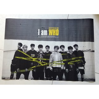 โปสเตอร์ แท้ จาก อัลบั้ม Stray Kids - I am WHO Album พร้อมส่ง Poster Kpop