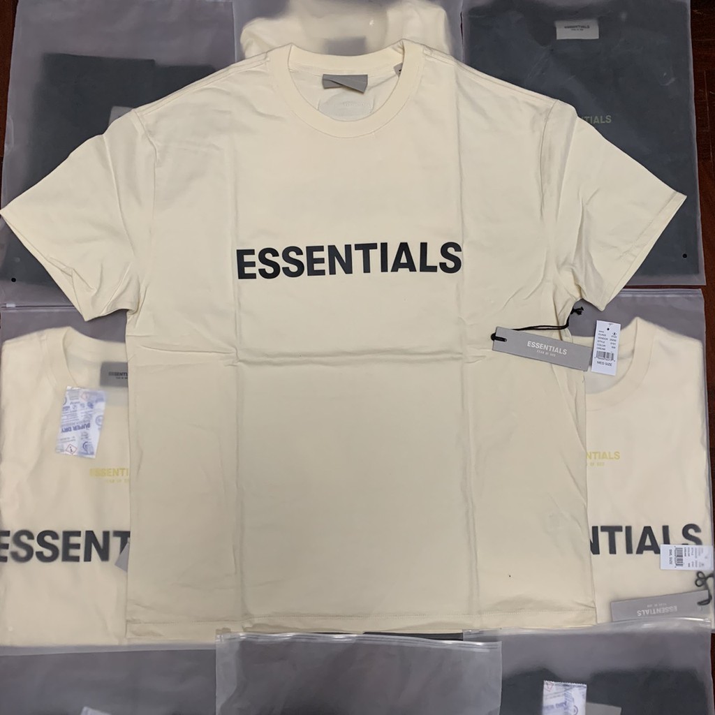 essentials t shirt cream