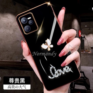 เคสโทรศัพท์ Hot Sale Phone Case Realme C35 9i 8i GT Master Edition Fashion Crystal Butterfly Shockproof Casing Ultra Thin Silicagel Softcase RealmeC35 เคส Back Cover