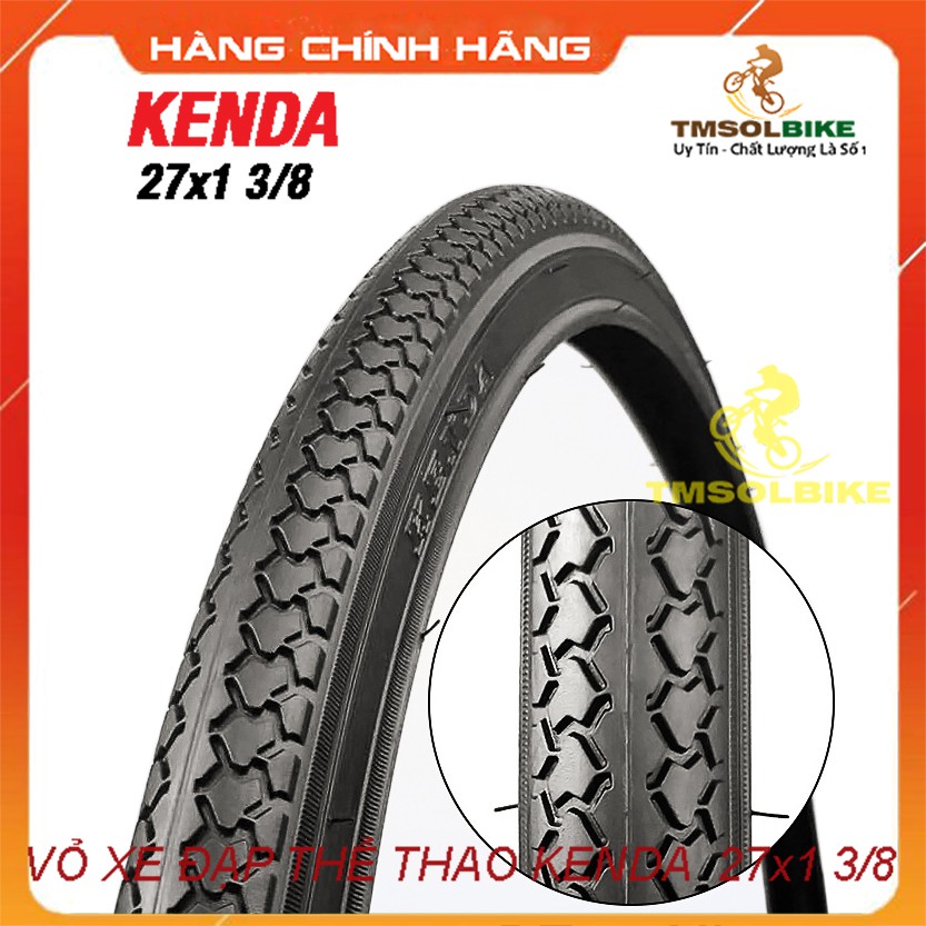 KENDA บางสิ่งบางอย่าง ยางรถจักรยาน 27x1 3/8, ยางรถจักรยาน เคนดะ 27x1 3/8 (37-630) ท่อยางจักรยานและหล