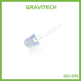 [Gravitechthai] LED white diffused 10mm ULTRA BRIGHT! (5 LEDs)