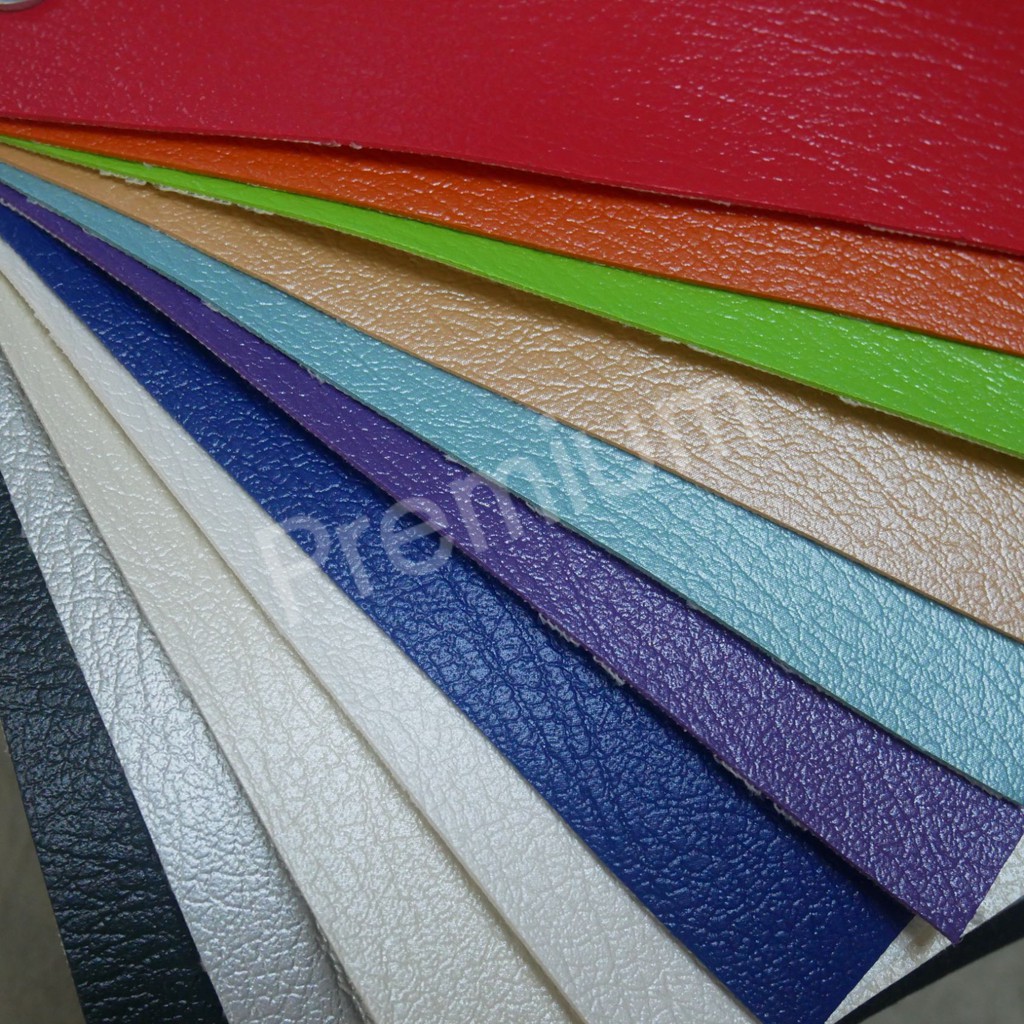 หนังเทียมหุ้มเบาะรถยนต์ PVC - ลาย PN สีพื้นมุก (หลา) 1 ชิ้นเท่ากับ กว้าง 1.37 x 90 ซ.ม.