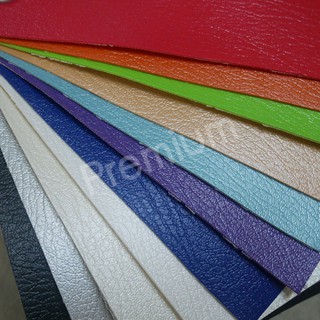 หนังเทียมหุ้มเบาะรถยนต์ PVC - ลาย PN สีพื้นมุก (หลา) 1 ชิ้นเท่ากับ กว้าง 1.37 x 90 ซ.ม.