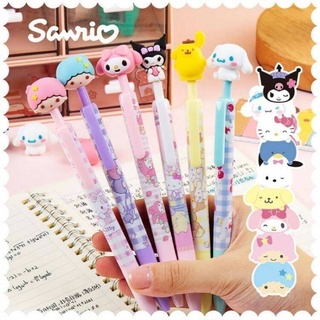 ปากกาลายรวมsanrio🔥ยก6ลายหมึกเจลสีน้ำเงินจ้า