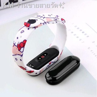 ♀ↂ♂สินค้าใหม่ข้อเสนอพิเศษ Xiaomi Mi Band 4/3 Wristband NFC Edition Strap Color Printing Smart Sports &lt;