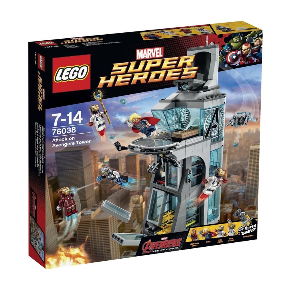 76038 : LEGO Marvel Attack on Avengers Tower (สินค้ากล่องไม่สวย ราคาพิเศษ)