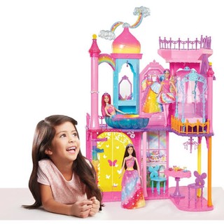 บ้านบาร์บี้ ปราสาทบาร์บี้ Barbie®Rainbow Cove™ Princess Castle Playset
