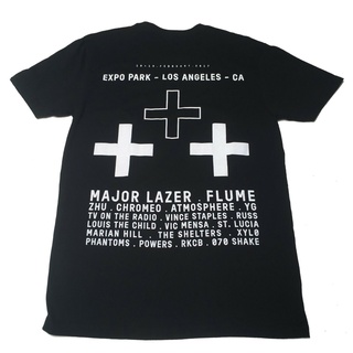 เสื้อยืดวินเทจเสื้อยืดผ้าฝ้าย พิมพ์ลาย M AIR+STYLE Major Lazer สีดํา LKapmi75FOfdhk48S-5XL