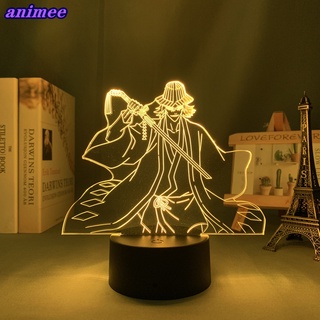 ฟิกเกอร์อนิเมะ Bleach Kisuke Urahara Rgb 3d ใช้แบตเตอรี่ สําหรับตกแต่งห้อง ของขวัญวันเกิด