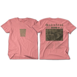 เสื้อยืดแขนสั้น พิมพ์ลาย Nomatter BAND Music RADIOHEAD UNISEX VINTAGE สําหรับผู้ชาย