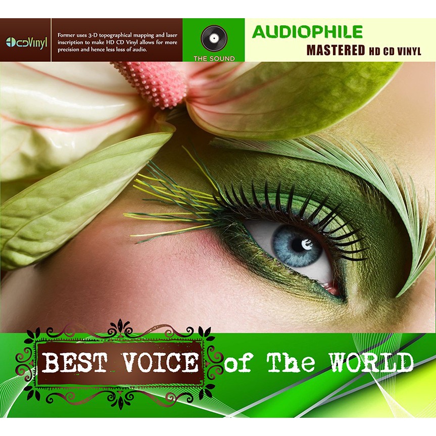 Cd BEST VOICE of The WORLD * เพลง WEST * Audiophile SQ