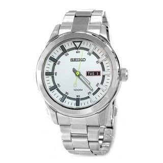 SEIKO นาฬิกาข้อมือผู้ชาย สายสแตนเลส รุ่น SGGA89P1 - สีเงิน/สีขาว