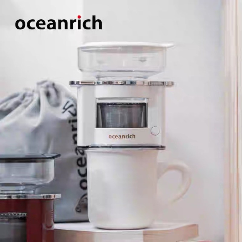 Oceanrich / Ou Xinliqi เครื่องชงกาแฟแบบพกพาแบบหยดอัตโนมัติแบบอเมริกันที่บ้านขนาดเล็กที่ทำด้วยมือ